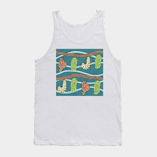 Butterfly metamorphosis pattern Tank Top